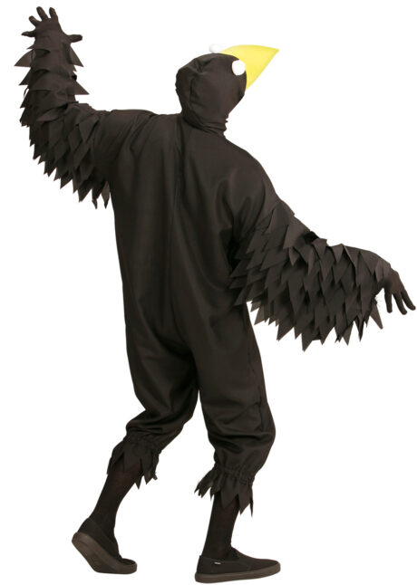 déguisement de corbeau, déguisement d'oiseau, costume d'oiseau, déguisement de corbeau pour adulte, déguisement d'oiseau noir, costume d'oiseau homme, costume d'oiseau femme, déguisement d'oiseau pour homme, Déguisement de Corbeau, Oiseau Noir à Bec Jaune