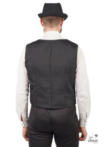 gilet années 30, gilet noir pour homme, gilet Gatsby, accessoires années 30