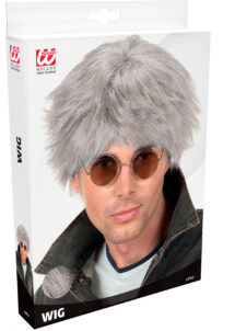 perruque grise, perruque homme cheveux gris