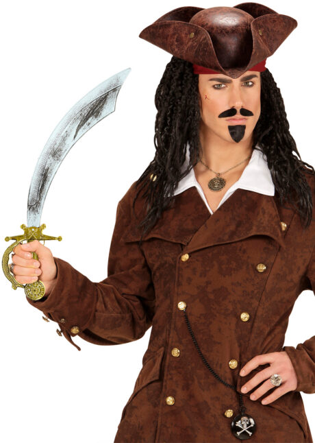 épée de pirate, sabre de pirate, Epée Sabre de Pirate, Lame Fer Vieilli
