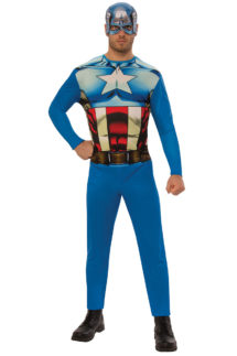 déguisement de captain America adulte, costume de captain America adulte, déguisement super héros adulte, costume super héros pour homme, déguisement de super héros, Déguisement Captain America, Gamme Standard