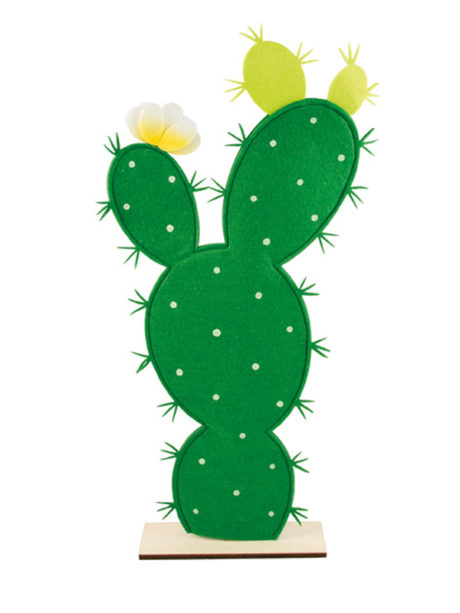 décoration mexicaine, faux cactus, décoration cactus, cactus en feutrine, décor mexicain, Décoration Cactus Mexicain, Bois et Feutrine