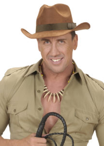 chapeau Indiana jones, chapeau aventurier, accessoire déguisement Indiana Jones, chapeau marron déguisement, chapeau d'Indiana jones, Chapeau d’Aventurier, Indiana