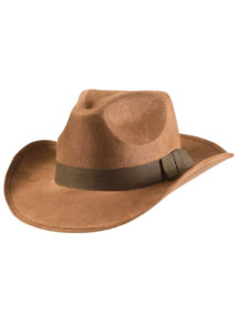 chapeau Indiana jones, chapeau aventurier, accessoire déguisement Indiana Jones, chapeau marron déguisement, chapeau d'Indiana jones