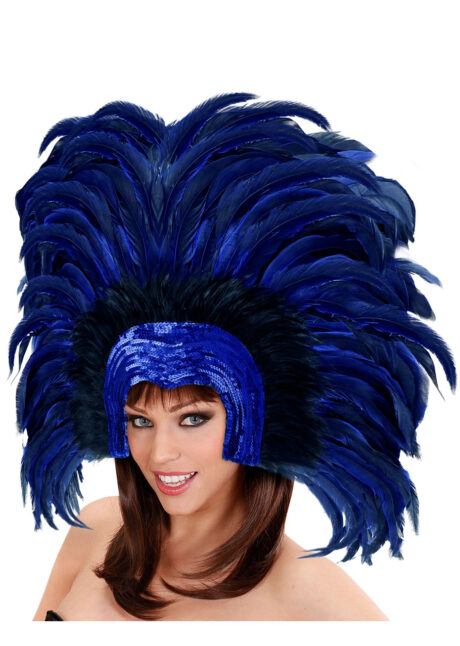 Coiffe à Plumes Blanches Années 1920 - Accessoire Flapper, Carnaval, Mardi Gras, Festival Rave
