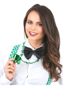 collier trèfles saint patrick, collier chope de bière saint patrick, collier saint patrick, accessoire saint patrick