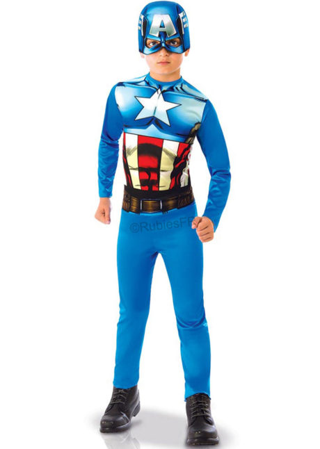 Déguisement de Super Héros, Captain Marvel, Fille - Aux Feux de la
