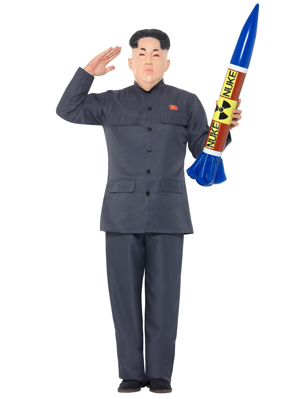 Déguisement de Dictateur Militaire, Kim Jong Un Aux Feux