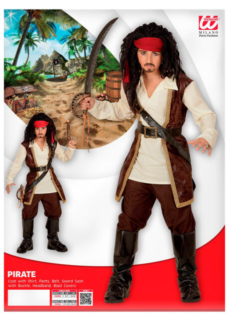 déguisement de pirate garçon, costume de pirate enfant, Déguisement de Pirate Jack, Garçon