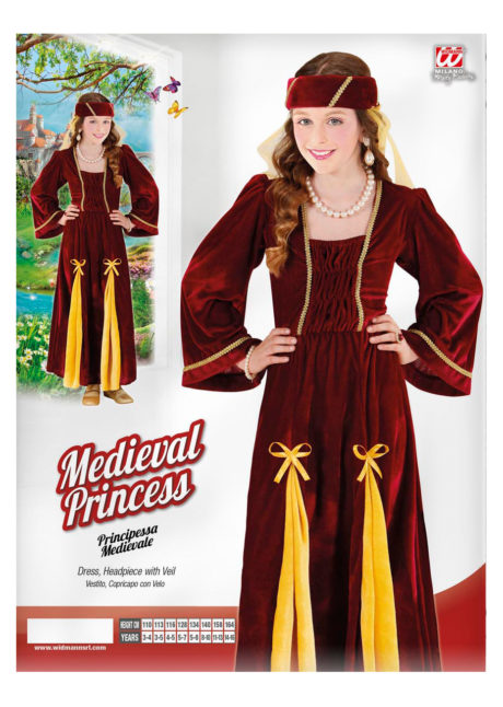 Deguisement princesse sales medievale fille