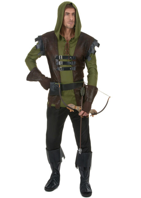 déguisement robin des bois homme, costume robin des bois homme, déguisement médiéval robin des bois, déguisement médiéval adulte, déguisement robin homme, déguisement archer, Déguisement de Robin des Bois Médiéval