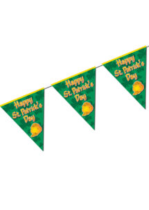 guirlande fanions saint patrick, décorations saint patrick, guirlande saint patrick's day, guirlande de fanions saint patrick