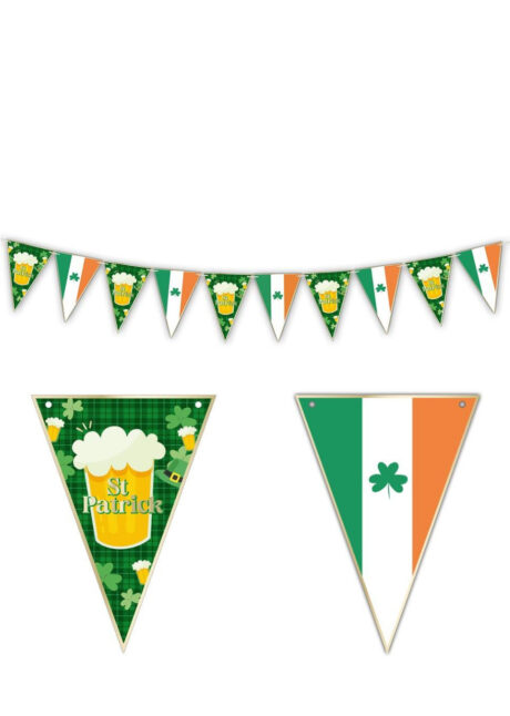 guirlande Saint Patrick, Guirlande fanions, déco irlandaise, Guirlande Saint Patrick, Fanions Irlandais