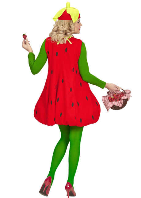 déguisement de fraise, déguisement fraise femme, déguisement fraise adulte, déguisement fruits, costume de fraise, Déguisement de Fraise, F