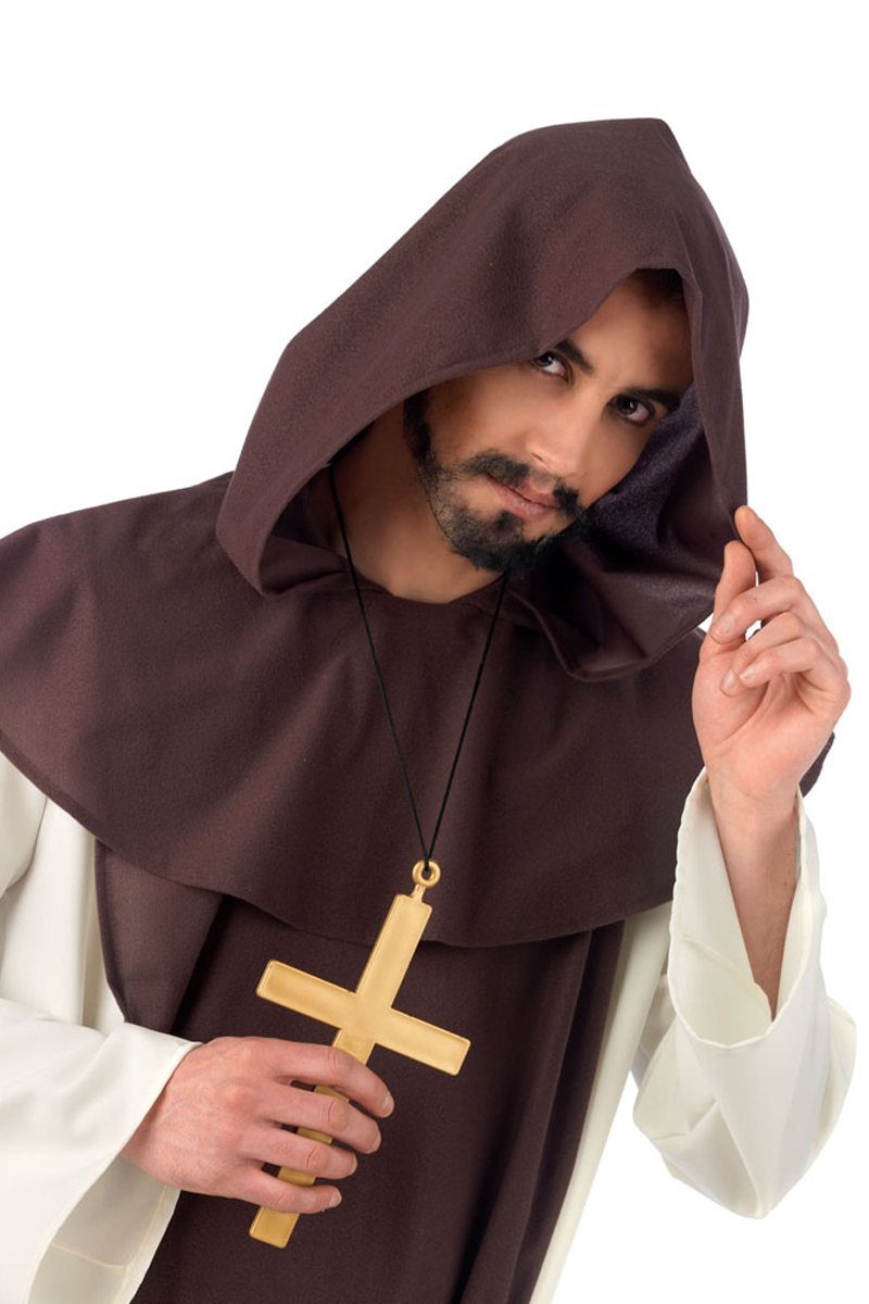 Déguisement de Moine Bénédictin, Prémium Aux Feux de la Fête Paris