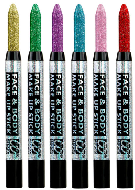 crayon gras à maquillage, maquillage moon, crayon body paint, crayon paillettes, crayon paillettes maquillage, Crayon à Maquillage, Paillettes Glitter, Divers Coloris