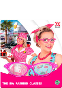 lunettes années 50, lunettes années 60, lunettes blanches, lunettes déguisements