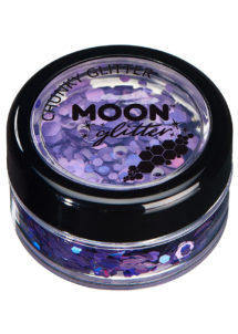 poudre de paillettes, paillettes libres maquillage, maquillage paillettes déguisement, paillettes visage et corps, maquillage paillettes, paillettes maquillage violettes, Paillettes Violettes, Holographiques, Chunky