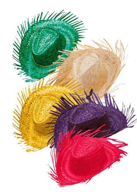 chapeau de paille hawaien, chapeau hawaïen en paille, Chapeau Hawaïen en Paille, Couleurs au Choix