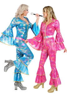 déguisements disco, déguisement couple années 70, déguisements couples, déguisements abba, déguisement à deux disco, déguisement soirée à thème disco