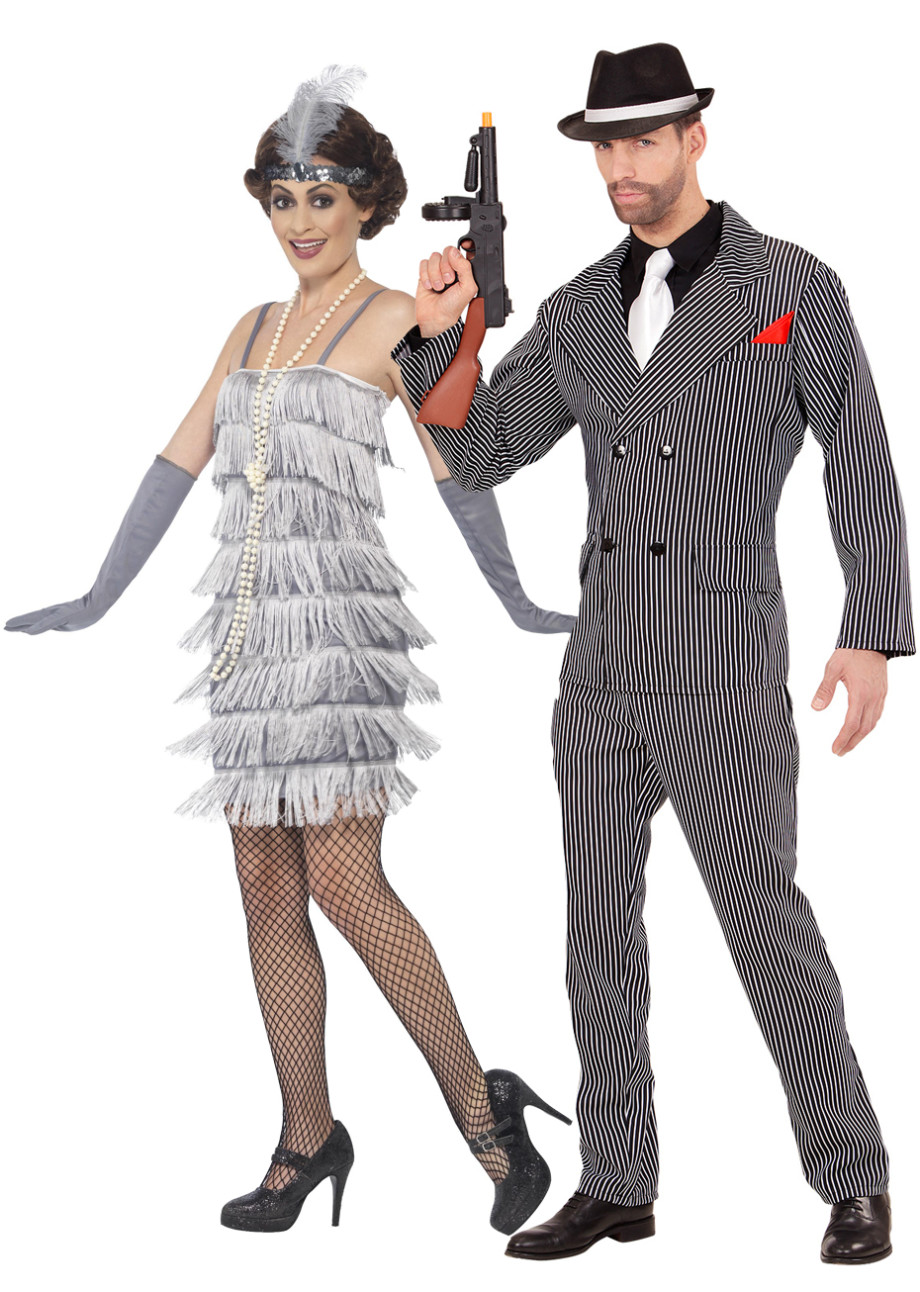 Déguisements Duo, Années 30 Gatsby Aux Feux de la Fête Paris