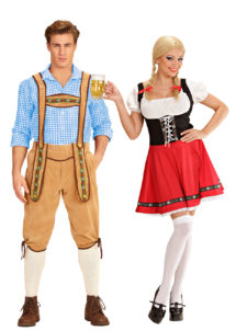déguisement couple, déguisement couple bavarois, déguisements Oktoberfest, déguisements couples de bavarois