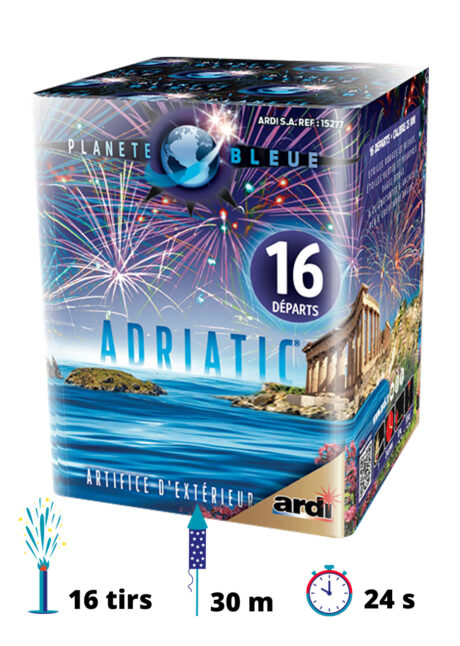 feu d'artifice compact, feu d'artifice pour particulier, feu d'artifice jardin, Feu d’Artifice Compact, Adriatic