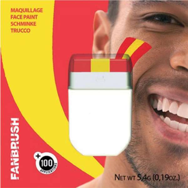 Lot De 2 Crayons Maquillage Drapeau Espagne – Rouge, Jaune, Rouge – Pour Matchs, Carnaval, Pride, Holi
