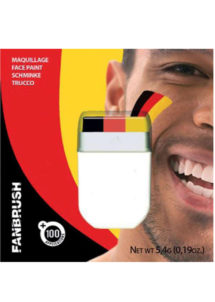 maquillage supporter Allemagne, coupe du monde 2018, supporter Allemagne, accessoire supporter Allemagne, mondial 2018, Maquillage de Supporter, Allemagne, Noir, Jaune, Rouge