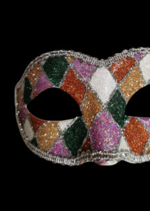 loup vénitien, masque vénitien, loup vénitien fait à la main, masque vénitien haute qualité, masque pour carnaval de venise, loup vénitien arlequin