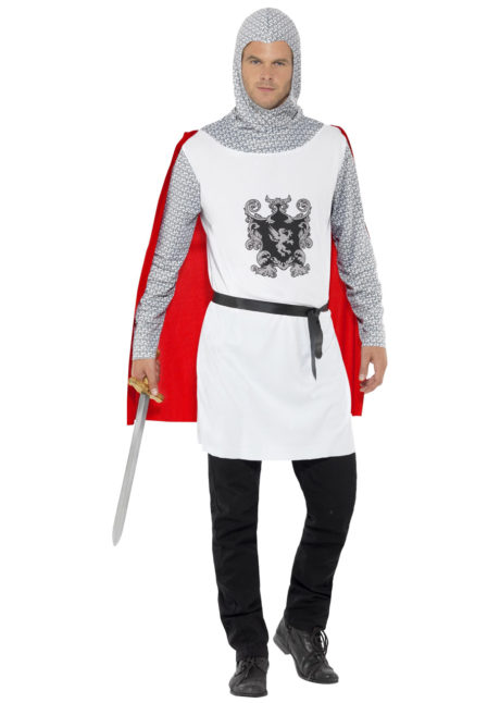 déguisement de chevalier homme, costume chevalier homme, déguisement chevalier adulte, costume médiéval homme, déguisement médiéval homme, Déguisement de Chevalier Silver