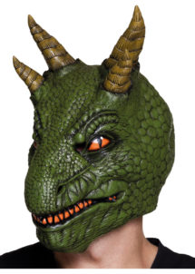 masque dragon, masque animal, masques animaux, masque de dragon en latex, Masque de Dragon, Reptile, Latex