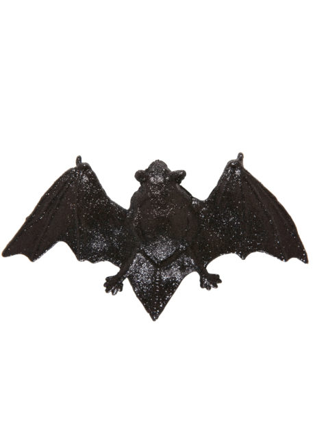 barrette chauve souris, bijoux halloween, accessoire halloween, accessoires cheveux halloween, Barrette Chauve Souris Paillettes Noires
