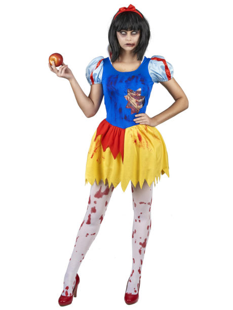 déguisement blanche neige zombie, déguisement halloween femme, déguisement zombie femme, Déguisement de Princesse Blanche Neige Zombie