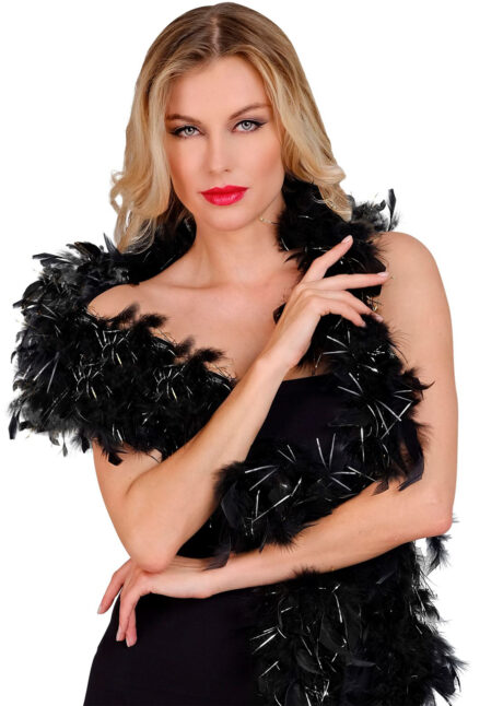 Boa plume rouge 180 cm - Accessoire de tenue de fête