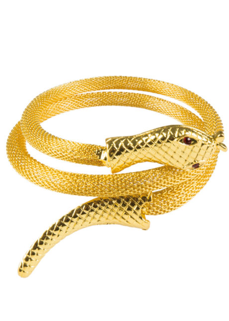 bracelet serpent égyptien, bracelet déguisement cléopatre, bijoux de déguisement, bracelet de fête, bracelet égypte, Bracelet Egyptien Serpent Doré