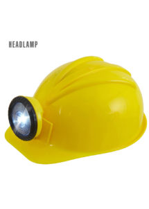 casque de chantier, casque chantier lumineux, casque de chantier rigide, Casque de Chantier Rigide avec Lampe Frontale