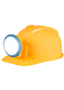 casque de chantier, casque chantier lumineux, casque de chantier rigide, Casque de Chantier Rigide avec Lampe Frontale