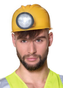 casque de chantier, casque chantier lumineux, casque de chantier rigide