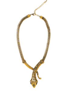 collier serpent, accessoire cleopatre déguisement, collier égyptien, accessoire déguisement égyptien, Collier Egyptien Serpent Articulé