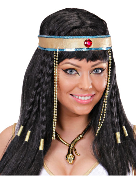 collier serpent, accessoire cleopatre déguisement, collier égyptien, accessoire déguisement égyptien, Collier Egyptien Serpent Articulé