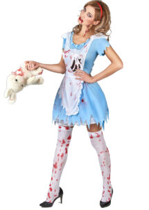 déguisement alice zombie, déguisement halloween, costume halloween femme, déguisement zombie alice, Déguisement Alice Zombie