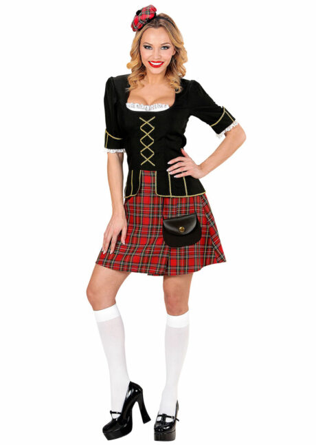 déguisement écossaise femme, déguisement kilt femme, costume d'écossaise pour femme, Déguisement d’Ecossaise