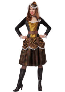 déguisement steampunk, robe steampunk, déguisement steampunk pour femme, Déguisement Steampunk, Robe Courte