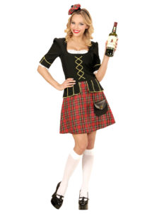 déguisement écossaise femme, déguisement kilt femme, costume d'écossaise pour femem, Déguisement d’Ecossaise