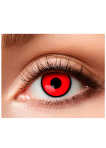 lentilles rouges démon, lentilles rouges Halloween, lentilles rouges, Lentilles Rouges de Démon, Freak