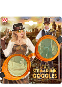 lunettes steampunk, accessoire steampunk, burning man, festival burning man, Lunettes Steampunk, Gold Vieilli