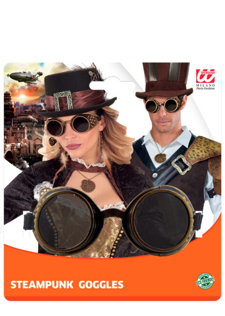 lunettes steampunk, accessoire steampunk, burning man, festival burning man, Lunettes Steampunk, Googles, Acier Vieilli