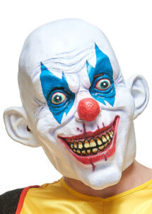 masque clown halloween, masque clown effrayant halloween, masque de clown en latex, Masque de Clown Diabolique, Latex