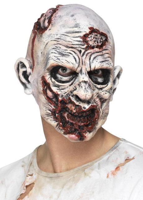 masque de zombie, masque halloween zombie, masque horreur halloween, Masque de Zombie Cervelle, Foam Latex